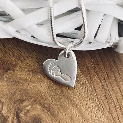 Handmade Silver Hand/Foot Print Charm - Image 12