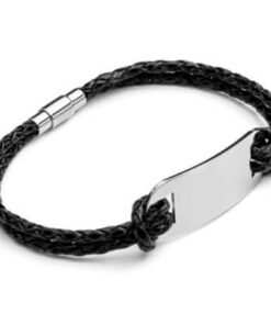 Leather ID Bracelet - Image 5