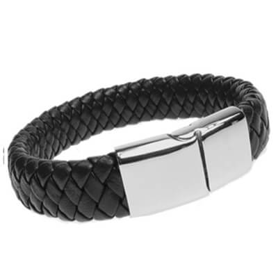 Mens Leather Bracelet - Image 4