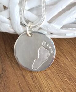 footprint charm gift
