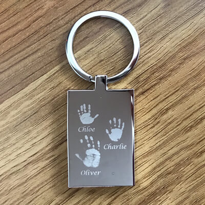 Hand/Foot Print Keyring (1-4 Prints) - Image 2