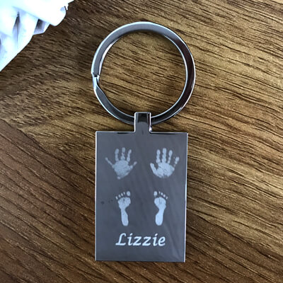 Hand/Foot Print Keyring (1-4 Prints) - Image 3