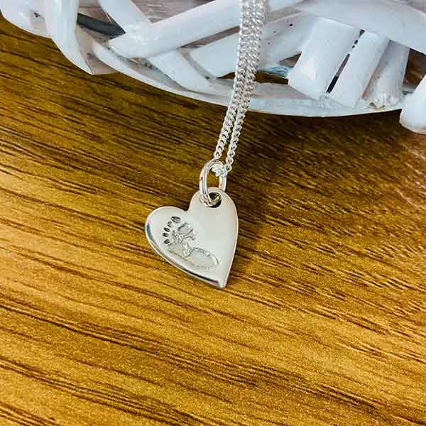Handmade Silver Hand/Foot Print Charm - Image 13