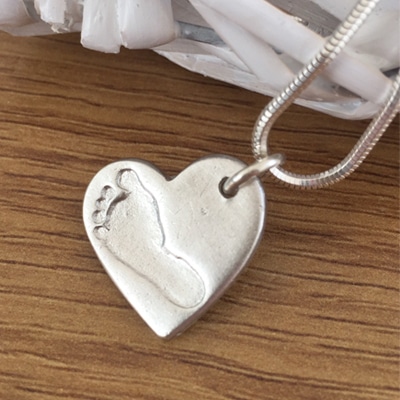 Handmade Silver Hand/Foot Print Charm - Image 10