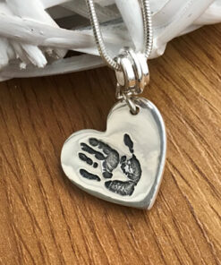 Handmade Silver Hand/Foot Print Charm - Image 7