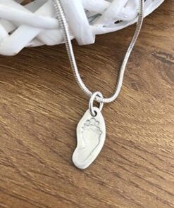 Handmade Silver Shaped Hand / Foot Print - Image 2