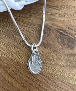 Handmade Silver Shaped Hand / Foot Print