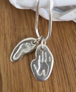 Handmade Silver Shaped Hand / Foot Print - Image 5