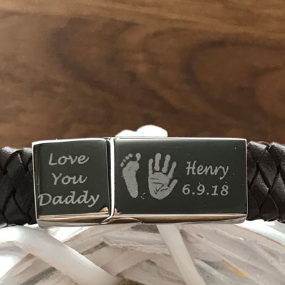 Mens Leather Bracelet