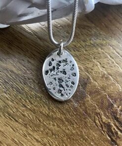 Handmade Pure Silver Charm with Ashes - Image 7