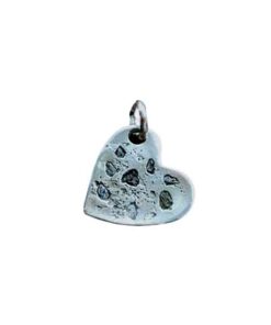 Handmade Pure Silver Charm with Ashes