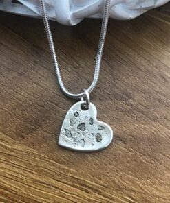 Handmade Pure Silver Charm with Ashes - Image 6