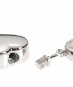 Sterling Silver Mayfair Heart Charm Keepsake Urn - Image 3