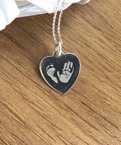 Sterling Silver Engraved Heart
