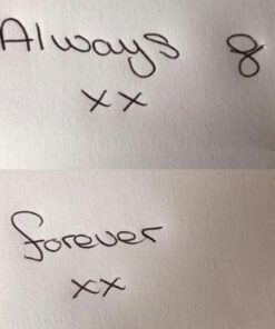 Engraved Cufflinks With Your Actual Handwritten Message - Image 8