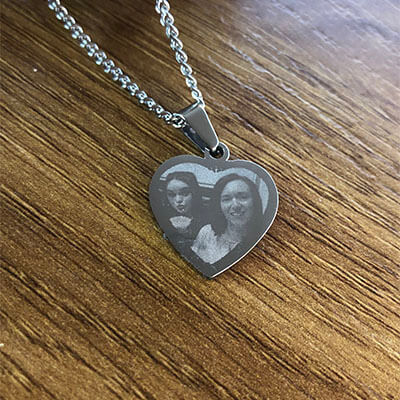 Photo Heart Pendant