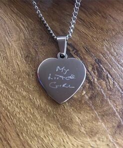 Heart pendant with handwritten message - Image 8
