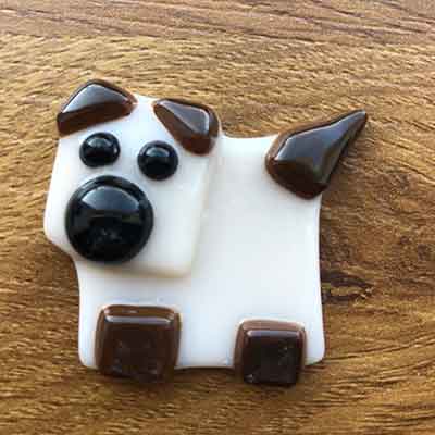 Hand Crafted Glass Dog - Image 4