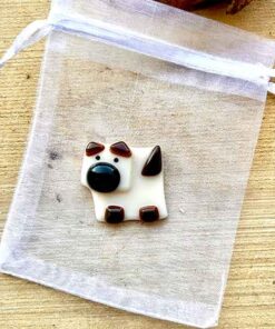 Hand Crafted Glass Dog