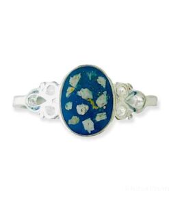Sterling Silver Cremation Ashes Ring