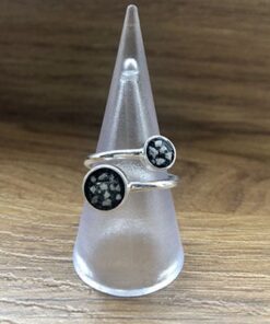 Cremation Ashes Adjustable Ring With Two Settings - Image 3