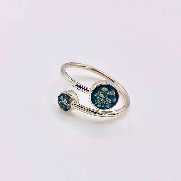 Cremation Ashes Adjustable Ring With Two Settings - Image 6