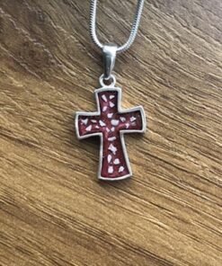 Solid Back Sterling Silver Cross - Image 4