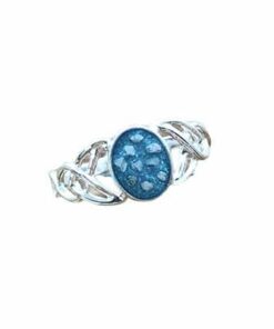 Sterling Silver Celtic Style Ashes Ring