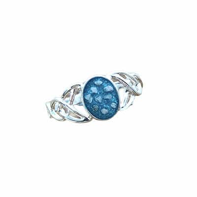 Sterling Silver Celtic Style Ashes Ring