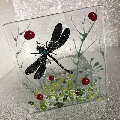 Dragonfly Tea Light Candle Holder - Image 4