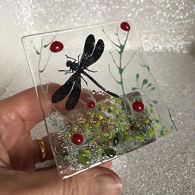 Dragonfly Tea Light Candle Holder - Image 2