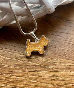 Sterling Silver Ashes Dog Pendant - Image 3