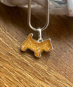 Sterling Silver Ashes Dog Pendant - Image 4