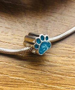 Sterling Silver Ashes Paw Bead - Image 5
