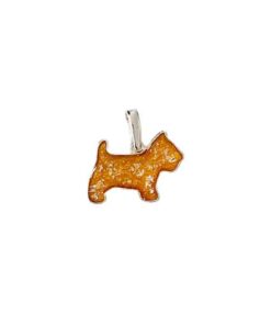 Sterling Silver Ashes Dog Pendant