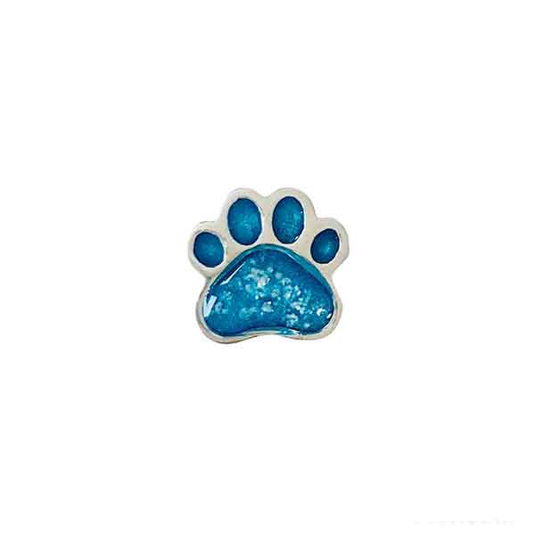 Sterling Silver Ashes Paw Bead