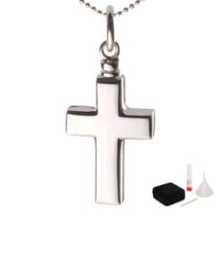 Alternative view of Cross Cremation Urn Pendant