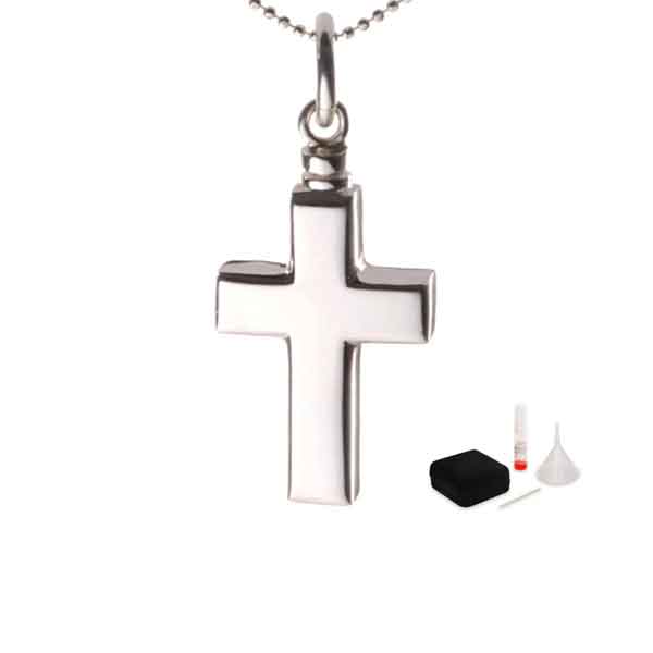 Cross Cremation Urn Pendant - Image 2