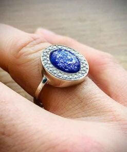 Cubic Zirconia Silver Ashes Ring - Image 4