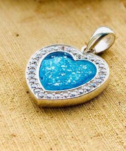 Heart Pendant with Cubic Zirconia’s - Image 4