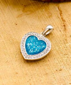 Heart Pendant with Cubic Zirconia’s - Image 3
