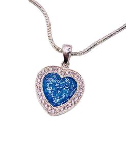 Alternative view of Heart Pendant with Cubic Zirconia’s