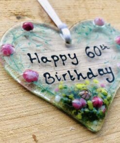 Alternative view of 60th Heart Birthday Hanger