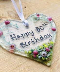 80th Heart Birthday Hanger - Image 3