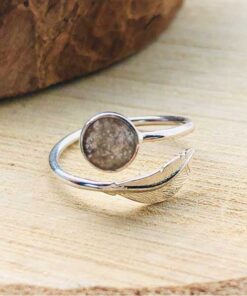 Alternative view of Adjustable Feather Ring