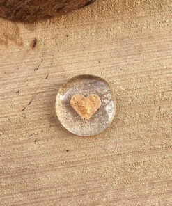 Alternative view of Heart of Gold Pocket Pebble