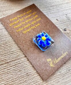 Forget Me Not Pocket Pebble - Image 3