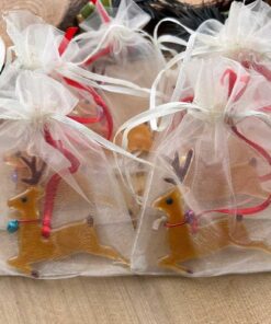 Alternative view of Fused Glass stag Decoration