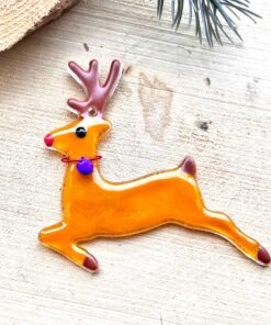 Fused Glass stag Decoration