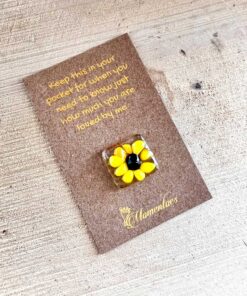 Sunflower Pocket Pebble